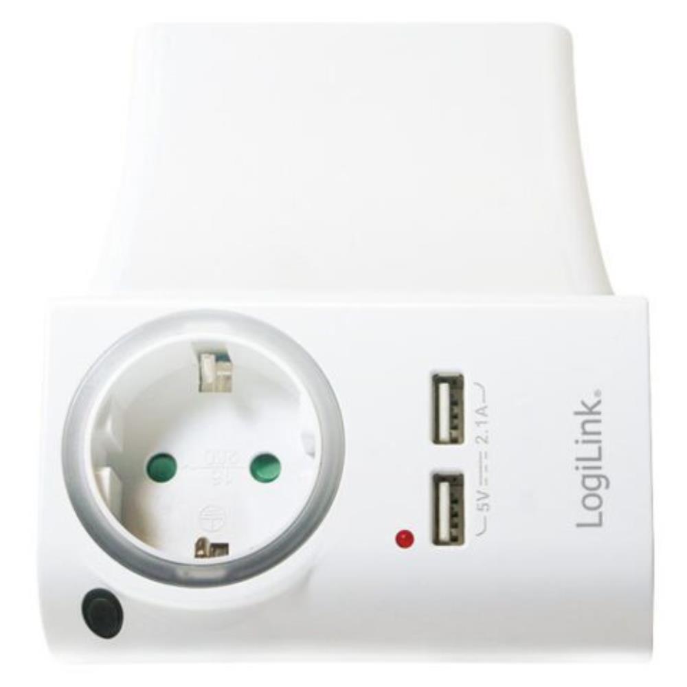 Adattatore con Porte USB con Supporto Smartphone LogiLink