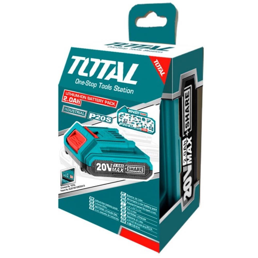 Batteria al Litio Total TOTTFBLI2001E 20V - 2.0Ah