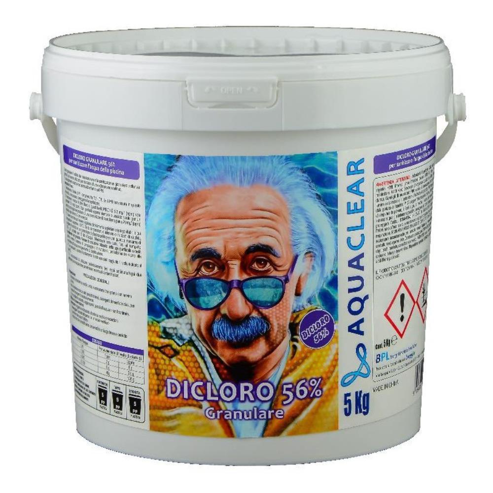 Aquaclear Dicloro Granulare 56% 5 Kg