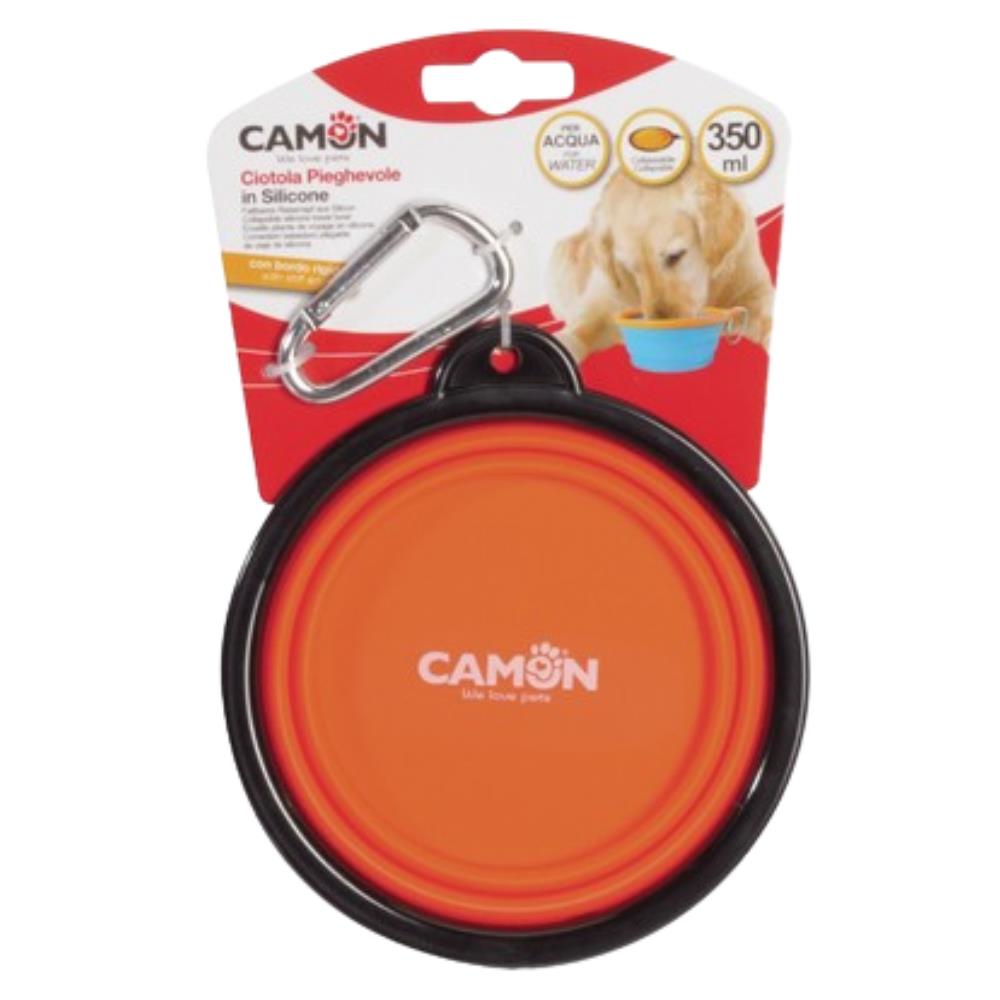 Camon Ciotola Pieghevole in Silicone per Acqua orange