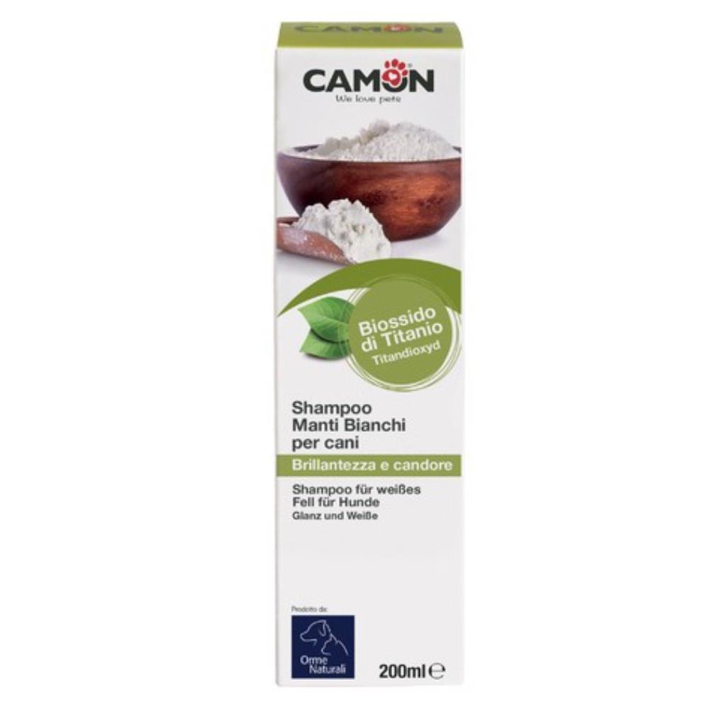 Camon Shampoo per animali con manto bianco 200 ml