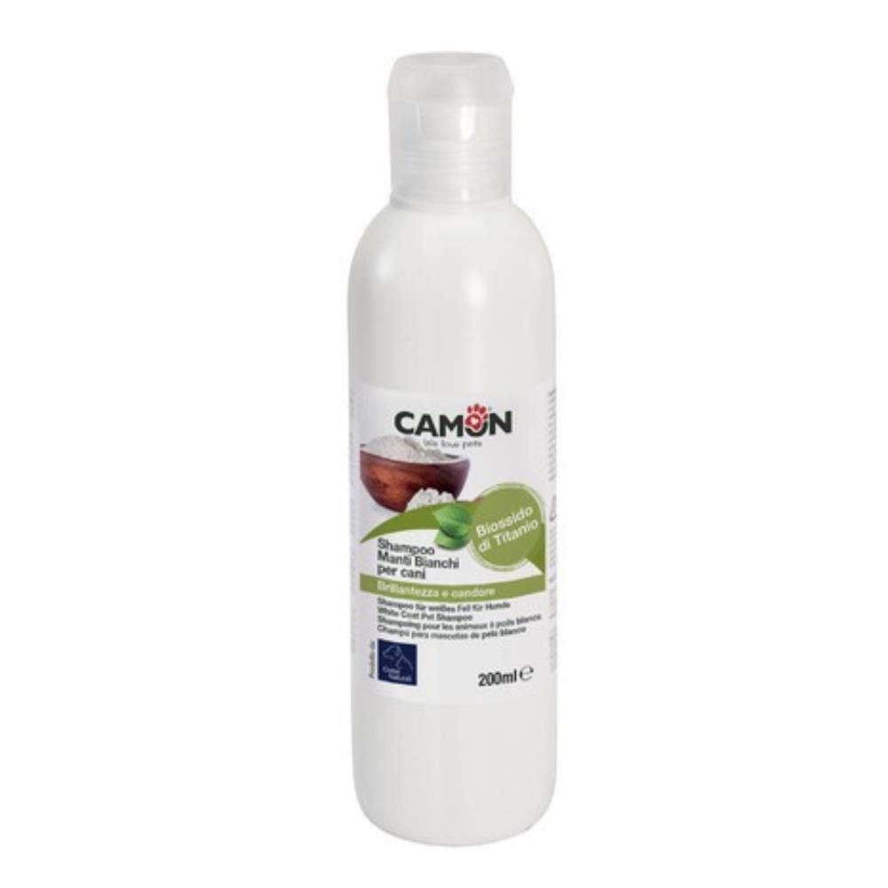 Camon Shampoo per animali con manto bianco 200 ml