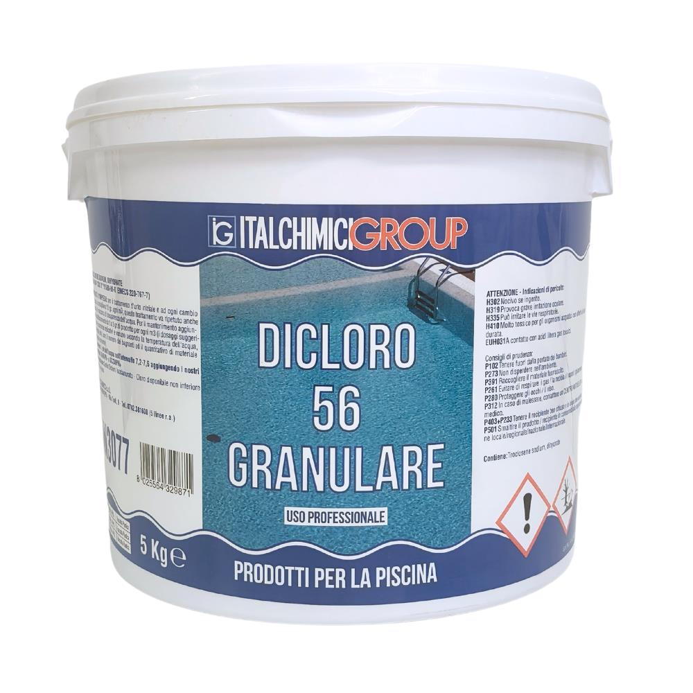 Cloro in Polvere HCL 56 Italchimici Group 5 Kg