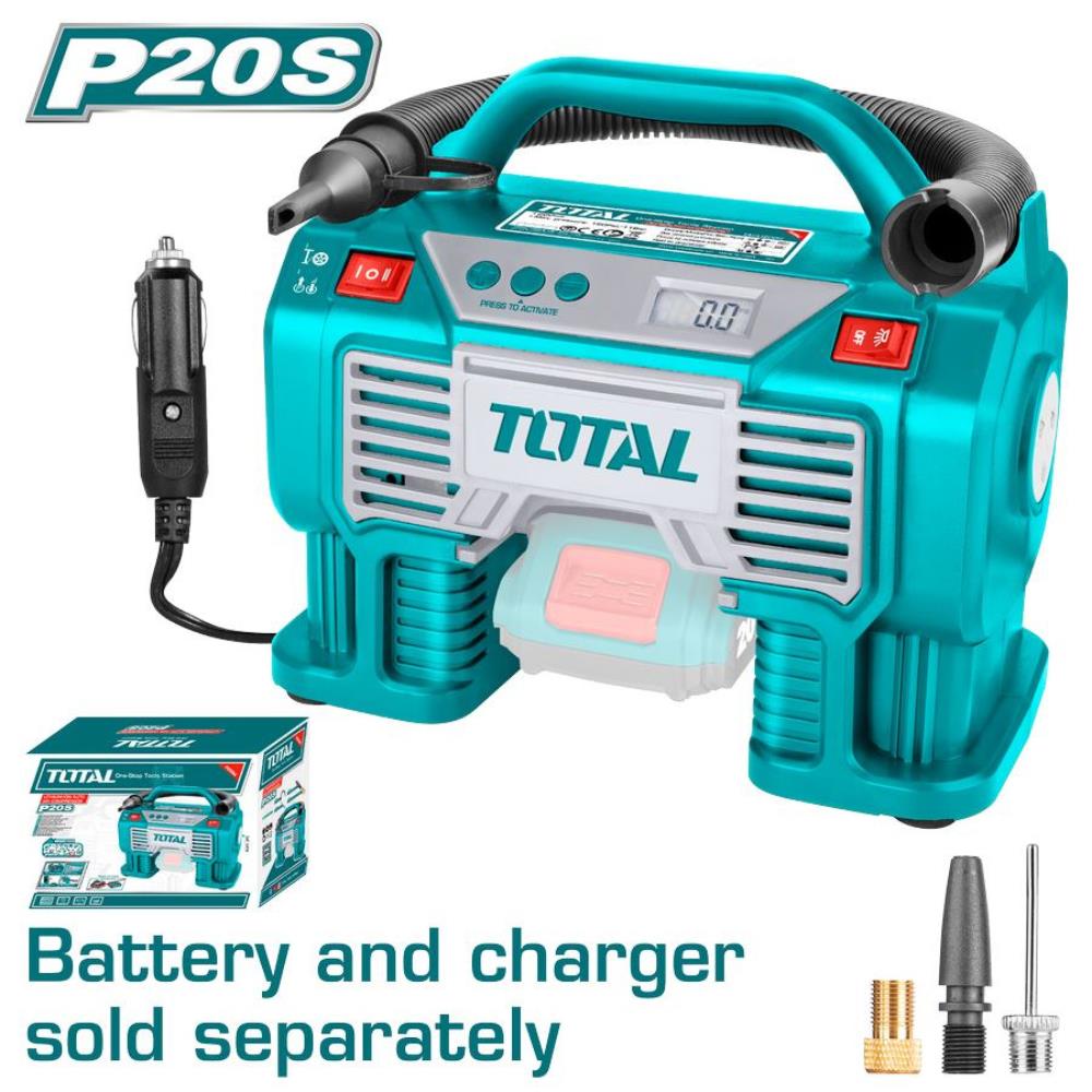Compressore a Batteria Total TOTTACLI2002 20V - 11 Bar
