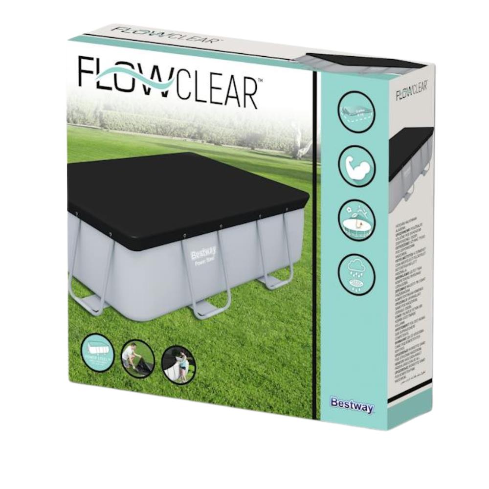 Copertura FlowClear di Bestway Piscina Rettangolare da 282x196x84 cm