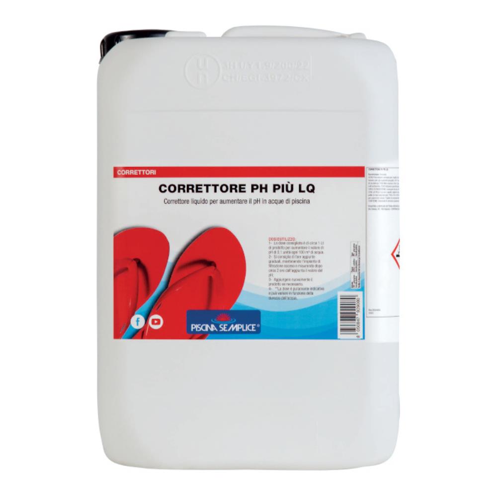 Correttore Liquido PH Plus Piscina Semplice 5 Lt