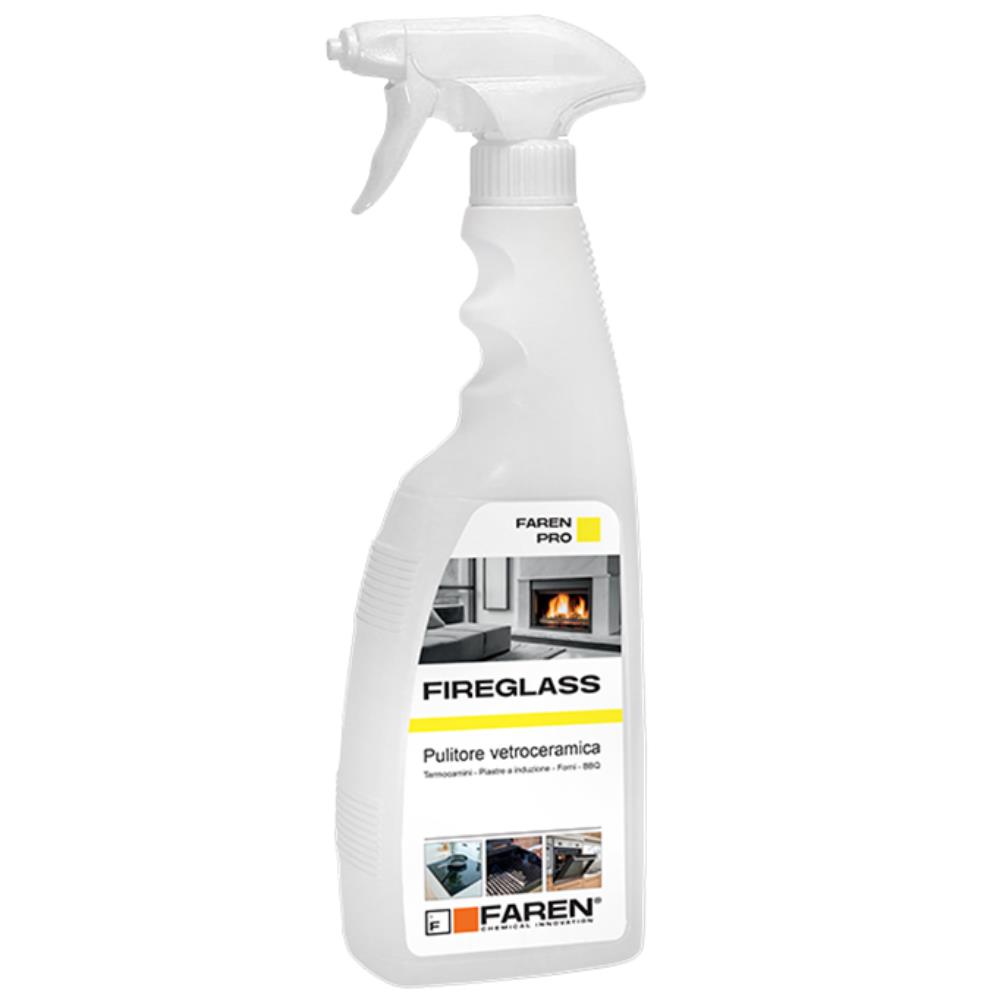 Faren FIREGLASS - Pulitore Vetroceramica, Termocamini e BBQ