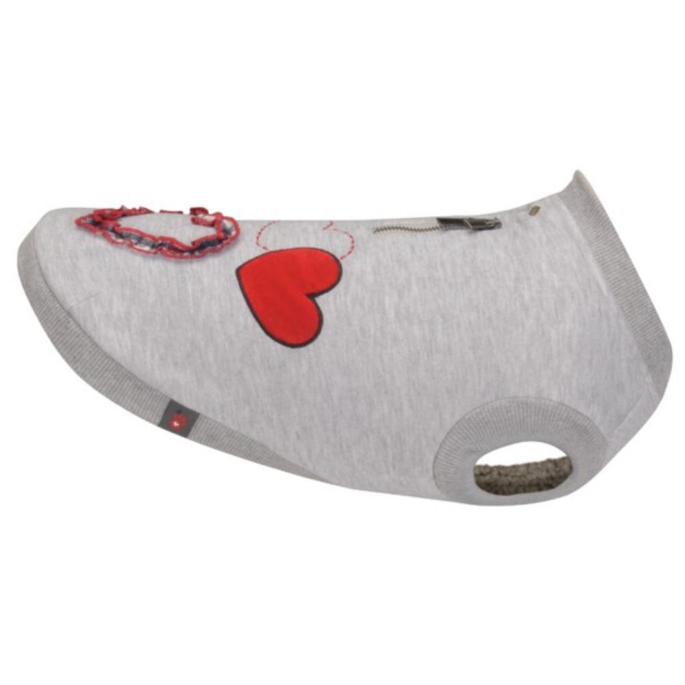 Felpa "Cuoricini" Camon interno in Pelliccia Sintetica