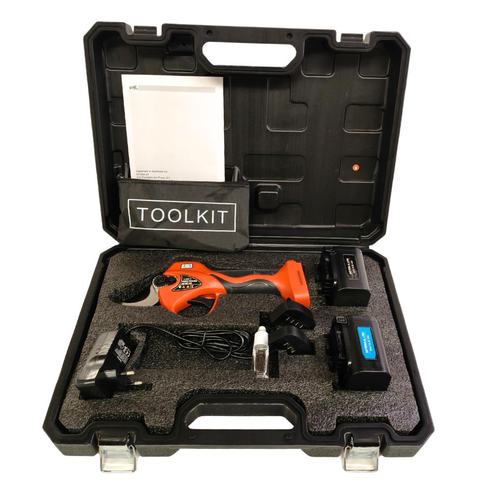 Forbice a Batteria Stars Easycut REX 840 W Acciaio SK5 con Valigetta 