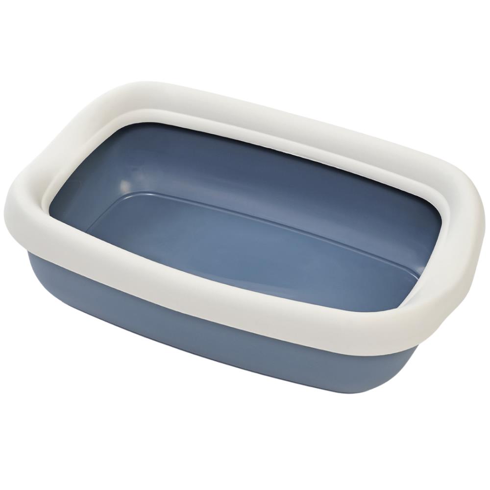 Grigio - Bacinella per Lettiera Beta Maxi con Cornice (49x39 cm)