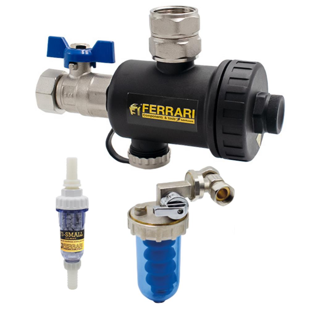 KIT MAGBLACK 5: Defangatore Magnetico + Dosatore di Polifosfati + Neutralizzatore di Condensa