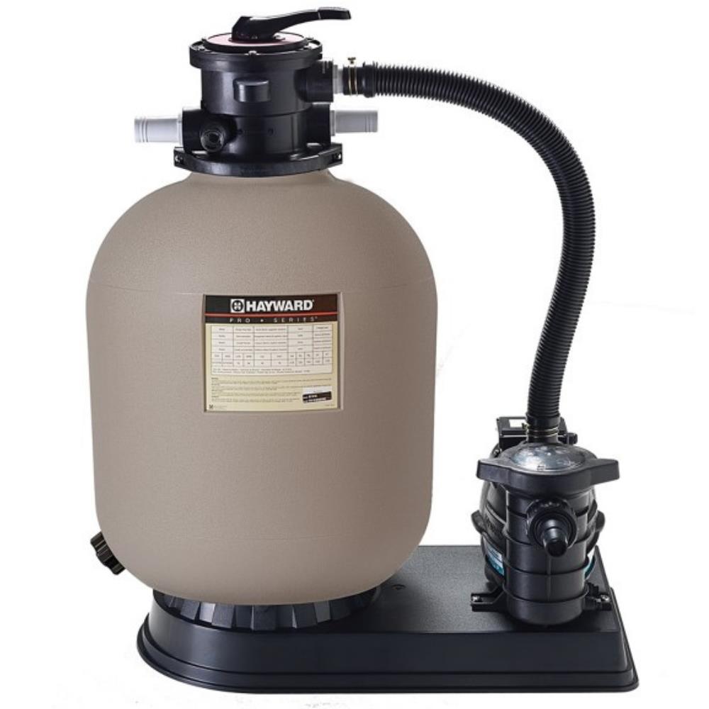 Kit Monoblocco Filtrazione Hayward 6 m³/h con Valvola Top e Pompa PowerLine Plus (008018)