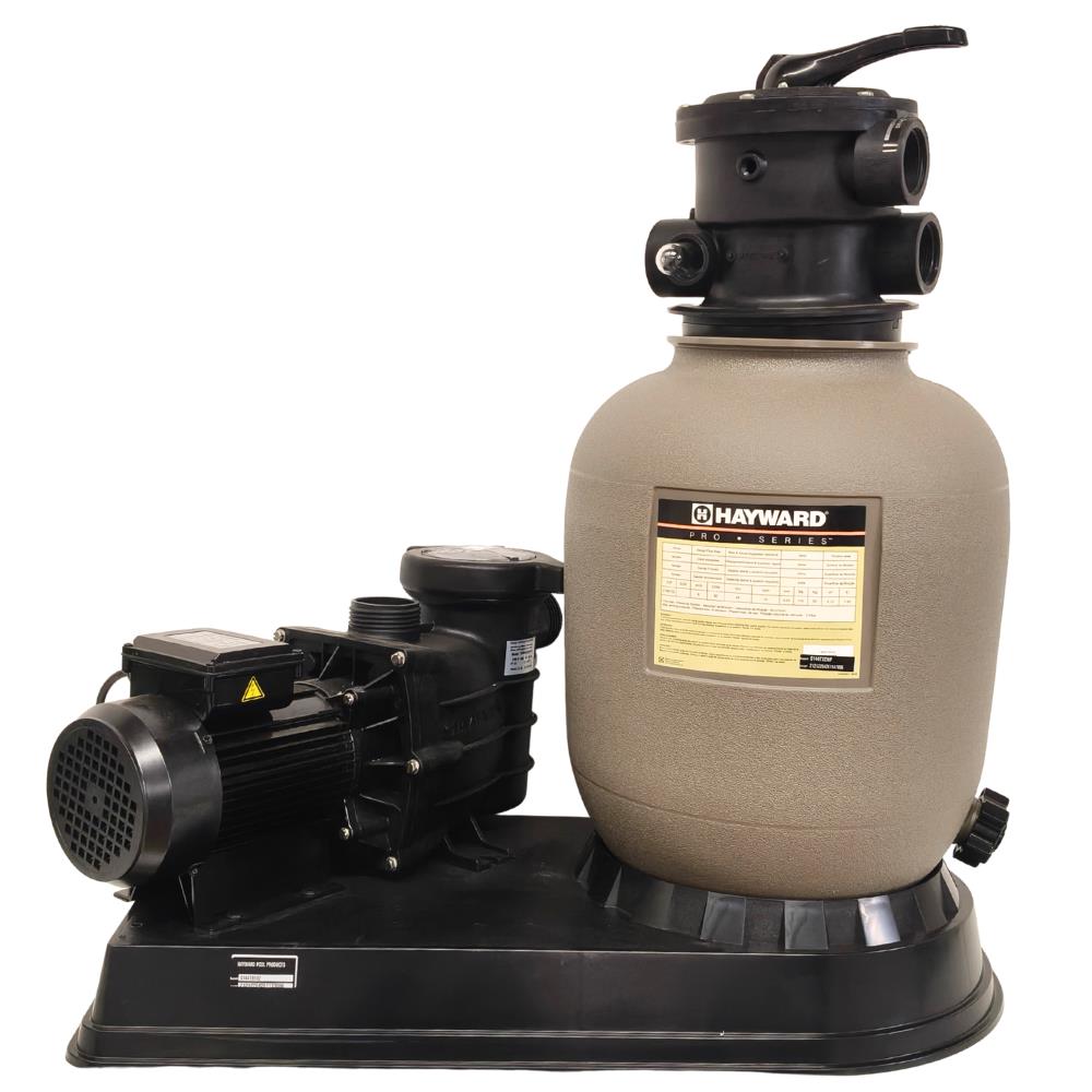Kit Monoblocco Filtrazione Hayward 6 m³/h con Valvola Top e Pompa PowerLine Plus (008018)