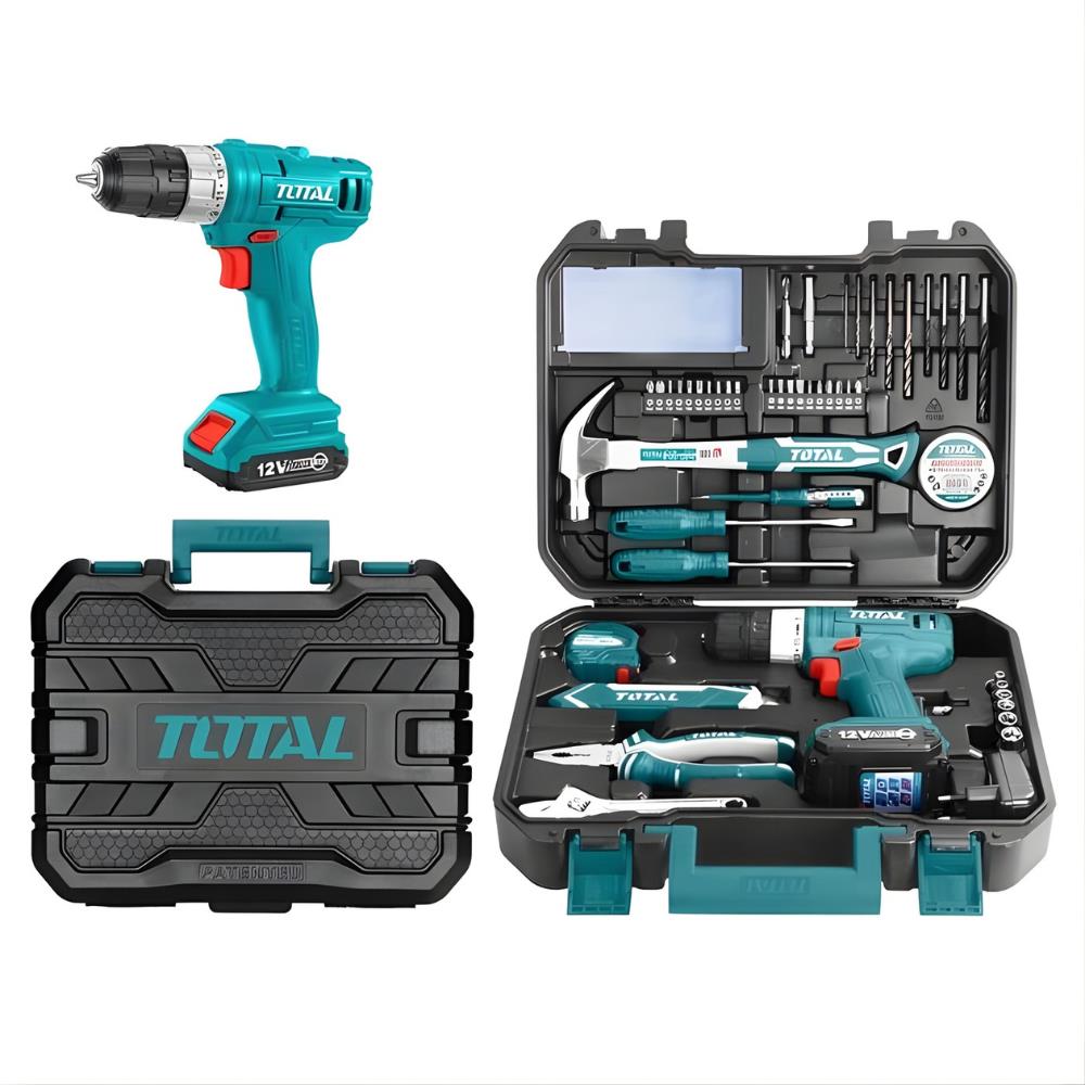 Kit Trapano Avvitatore a Batteria THKTHP11272 + 127 pz