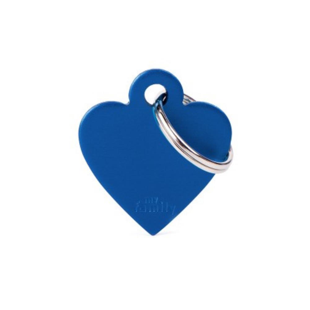 Medaglietta Personalizzabile Cuore Piccola Blu