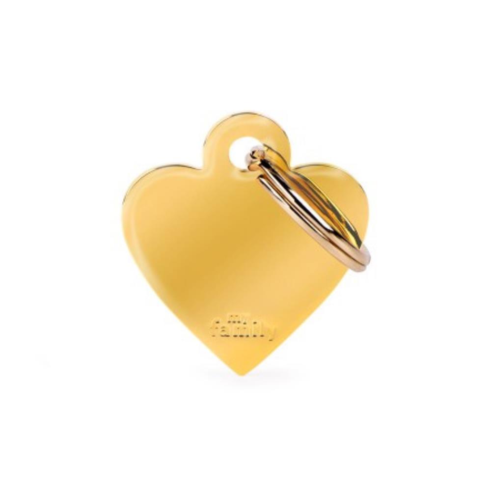 Medaglietta Personalizzabile Cuore Piccola Gold