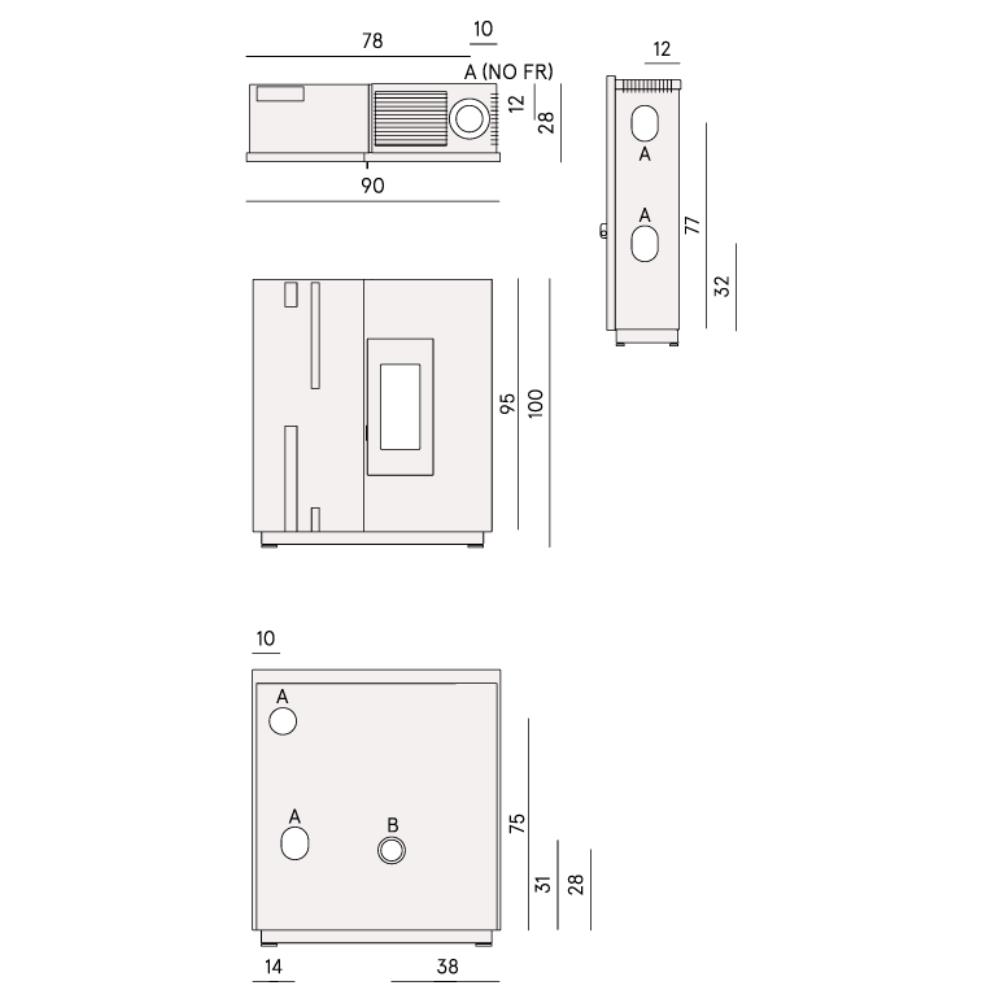 Misure Cadel Baggy 7 - 6,9 kW