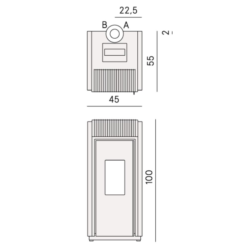 Misure Cadel Bold 7 Up-Twin 7 kW