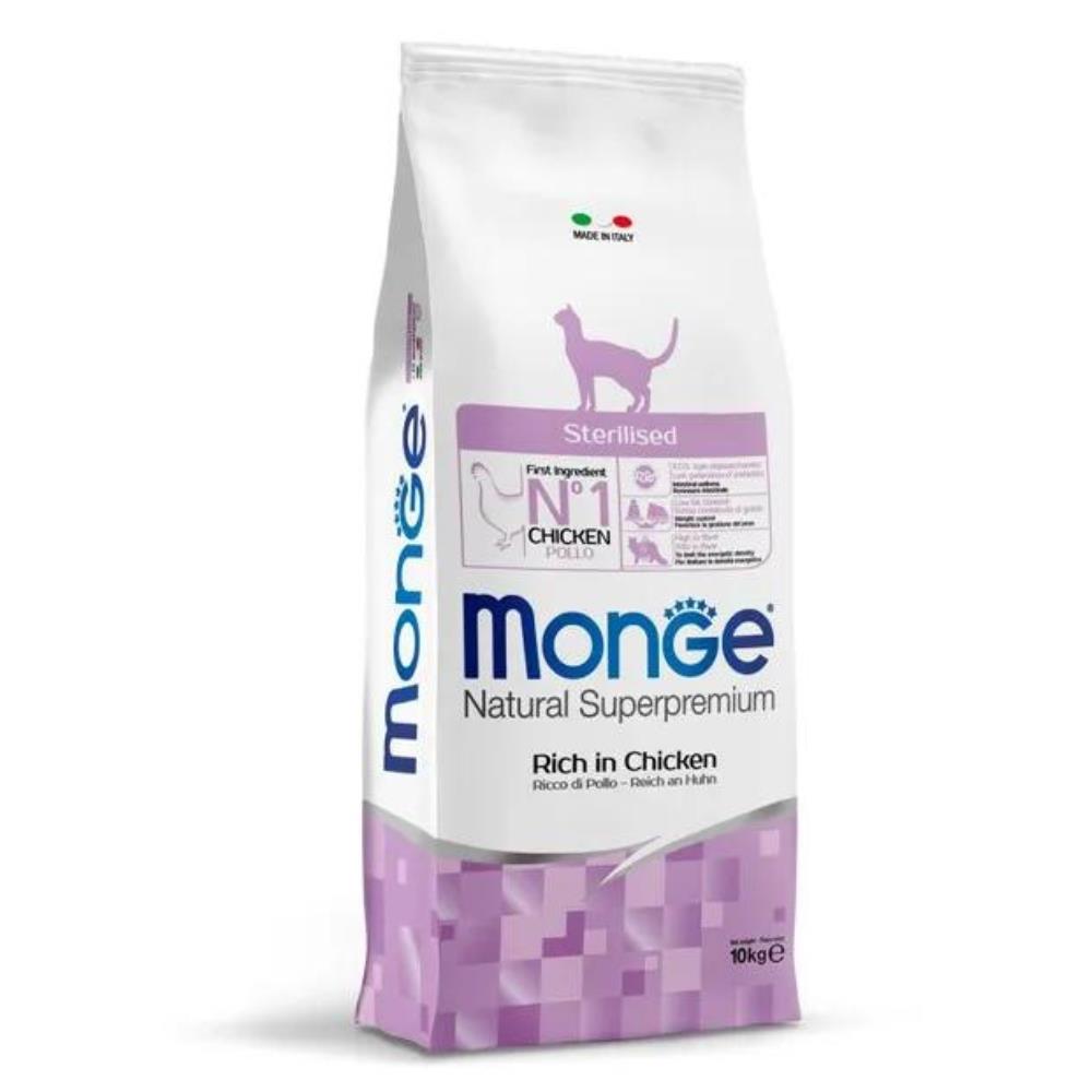 Monge Natural Superpremium Sterilised Ricco in Pollo 10 Kg