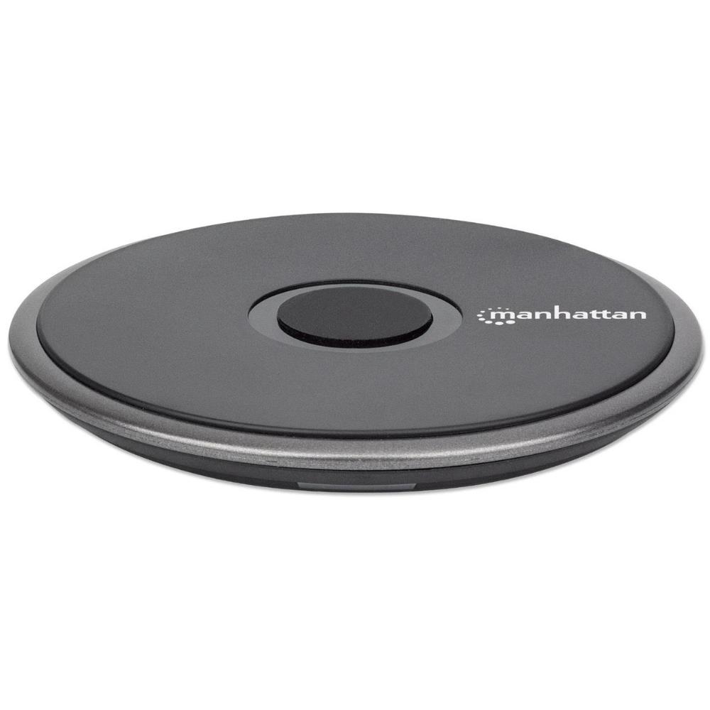 Pad di Ricarica Wireless Veloce 10W Nero Manhattan