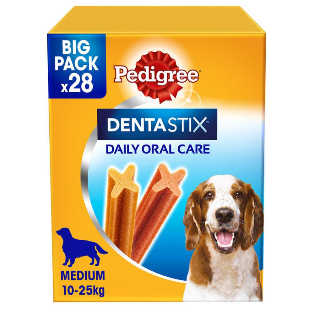 Pedigree Dentastix Multipack 28 pz per cani di taglia media (10 - 25Kg)