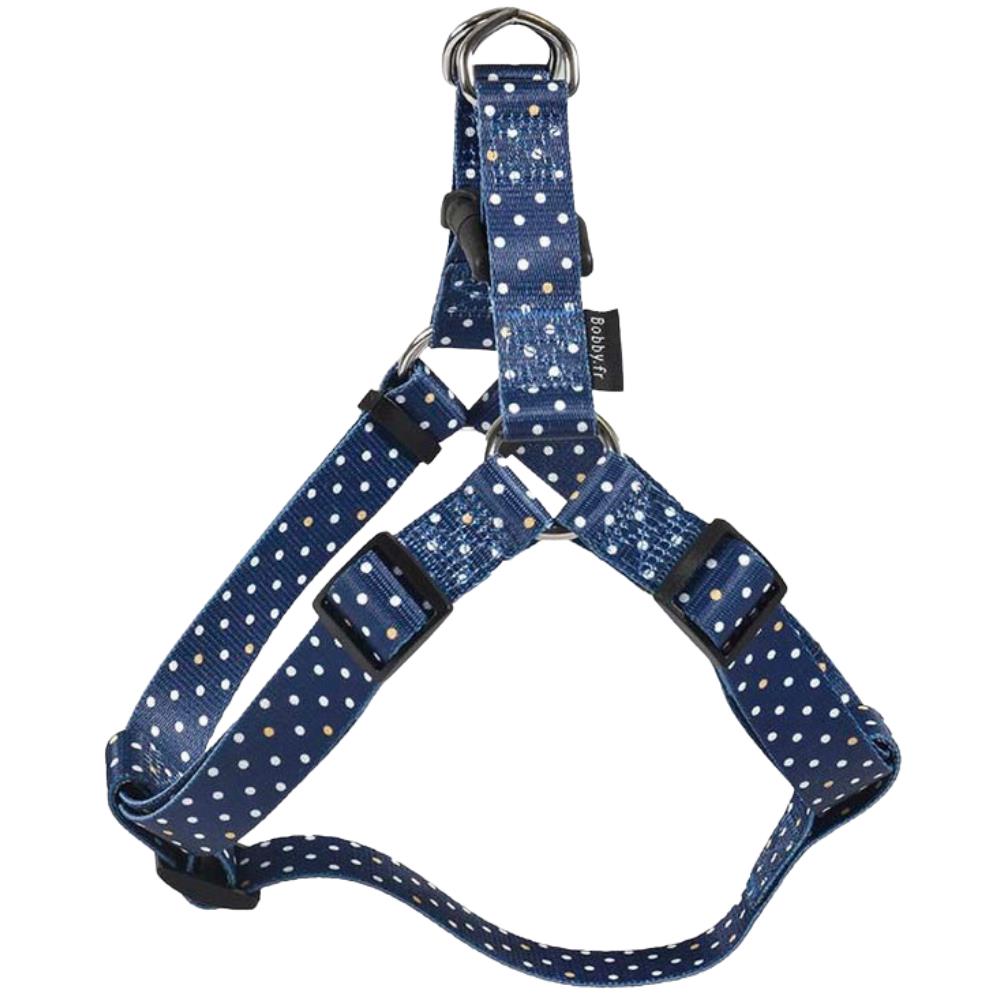 Pettorina Regolabile per Cane in Nylon a Pois mod. Pretty linea Bobby