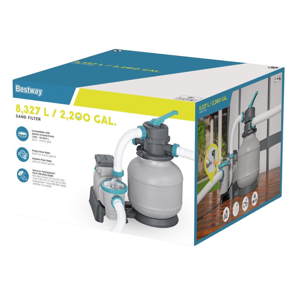 Pompa Filtro a Sabbia Bestway da 8.327 L/h