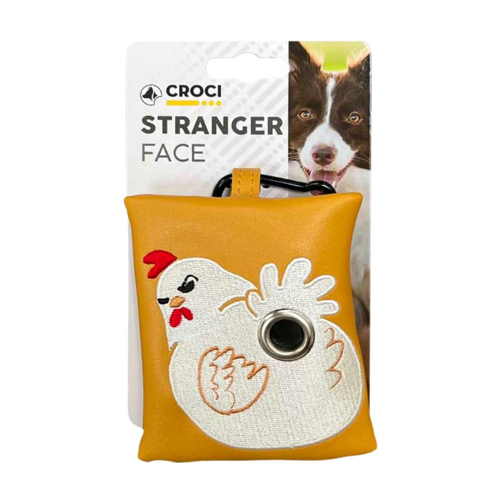 Porta Sacchetti Igienici per Cani Stranger Face Croci Pollo
