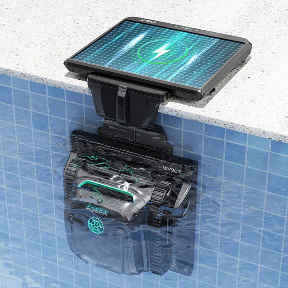 Robot piscina a Batteria Wybot S2 Solar Vision AI con Pannello Solare