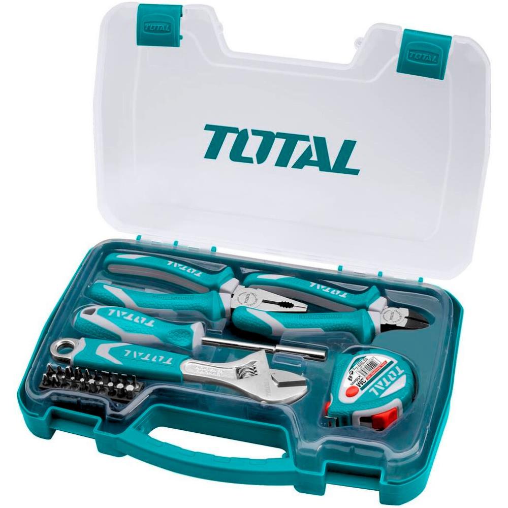 Set 25 Utensili Total THKTHP90096 Punte e Accessori Essenziali