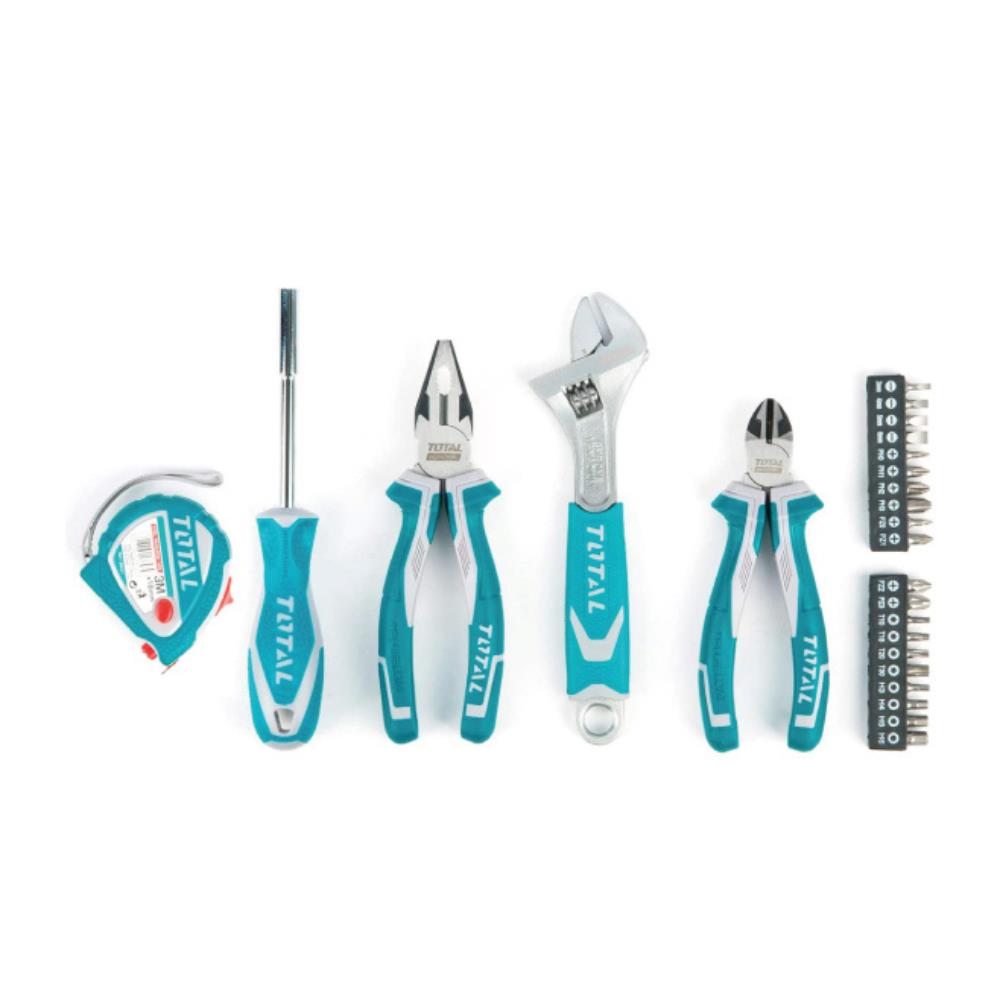 Set 25 Utensili Total THKTHP90096 Punte e Accessori Essenziali