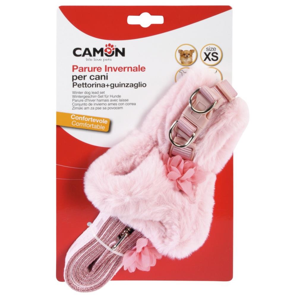 Set Pettorina e Guinzaglio Invernale Traspirante Coordinato Camon
