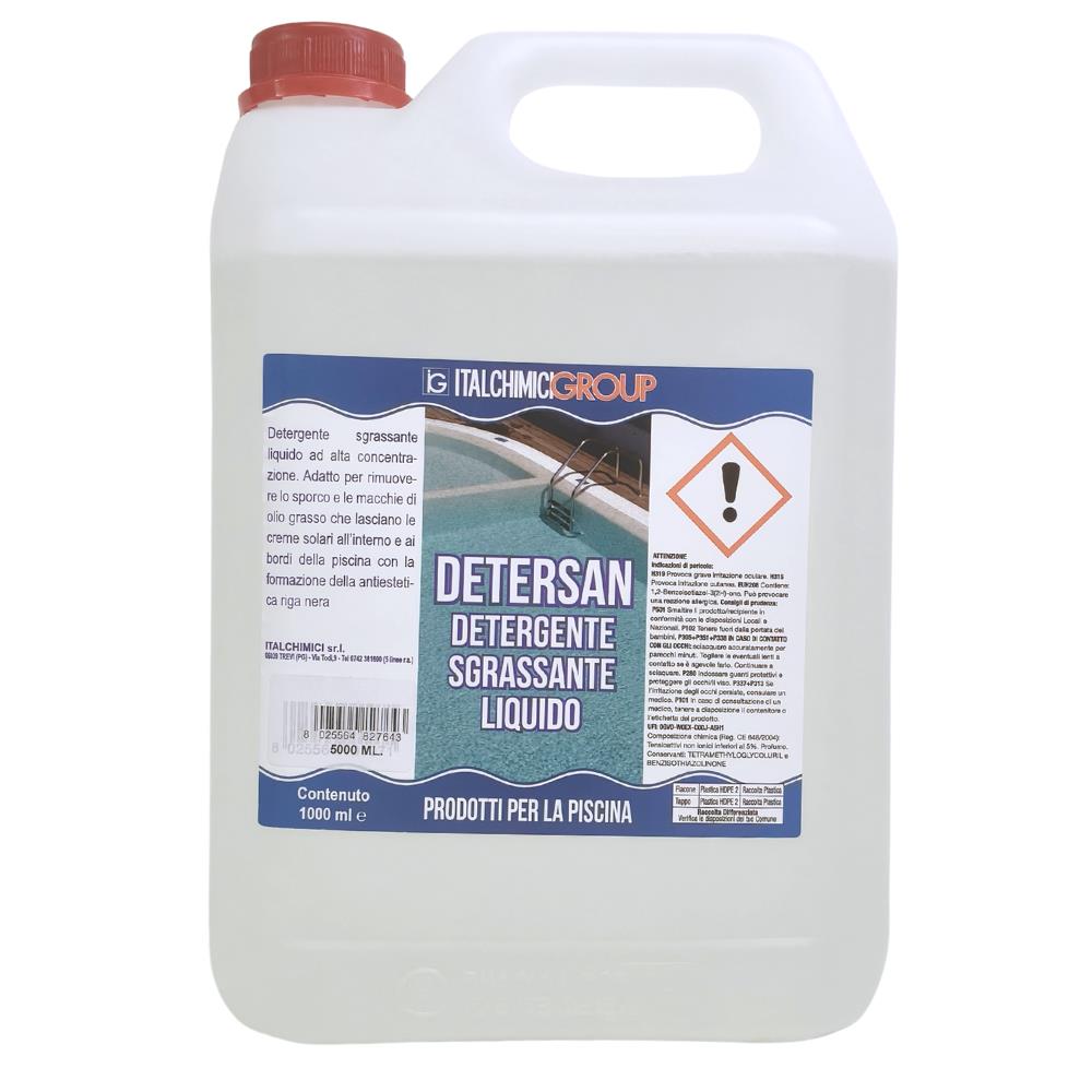 Sgrassante per Piscina Detersan Italchimici Group 5 LT
