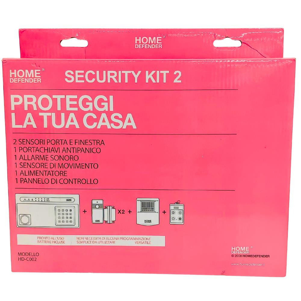 Sistema Allarme Wireless Home Defender Security Kit 1 - HD-C001