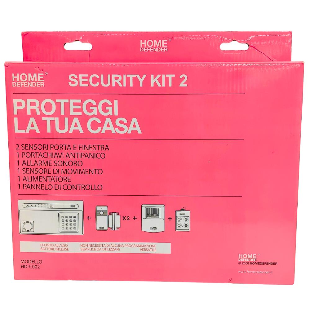 Sistema Allarme Wireless Home Defender Security Kit 2 - HD-C002