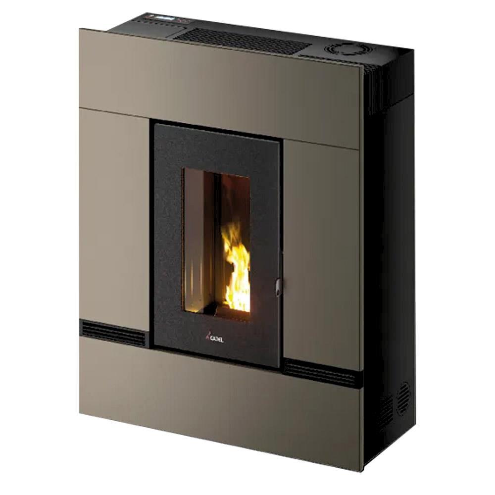 Stufa a Pellet Cadel Mithos Plus 12 Up - Twin bronze