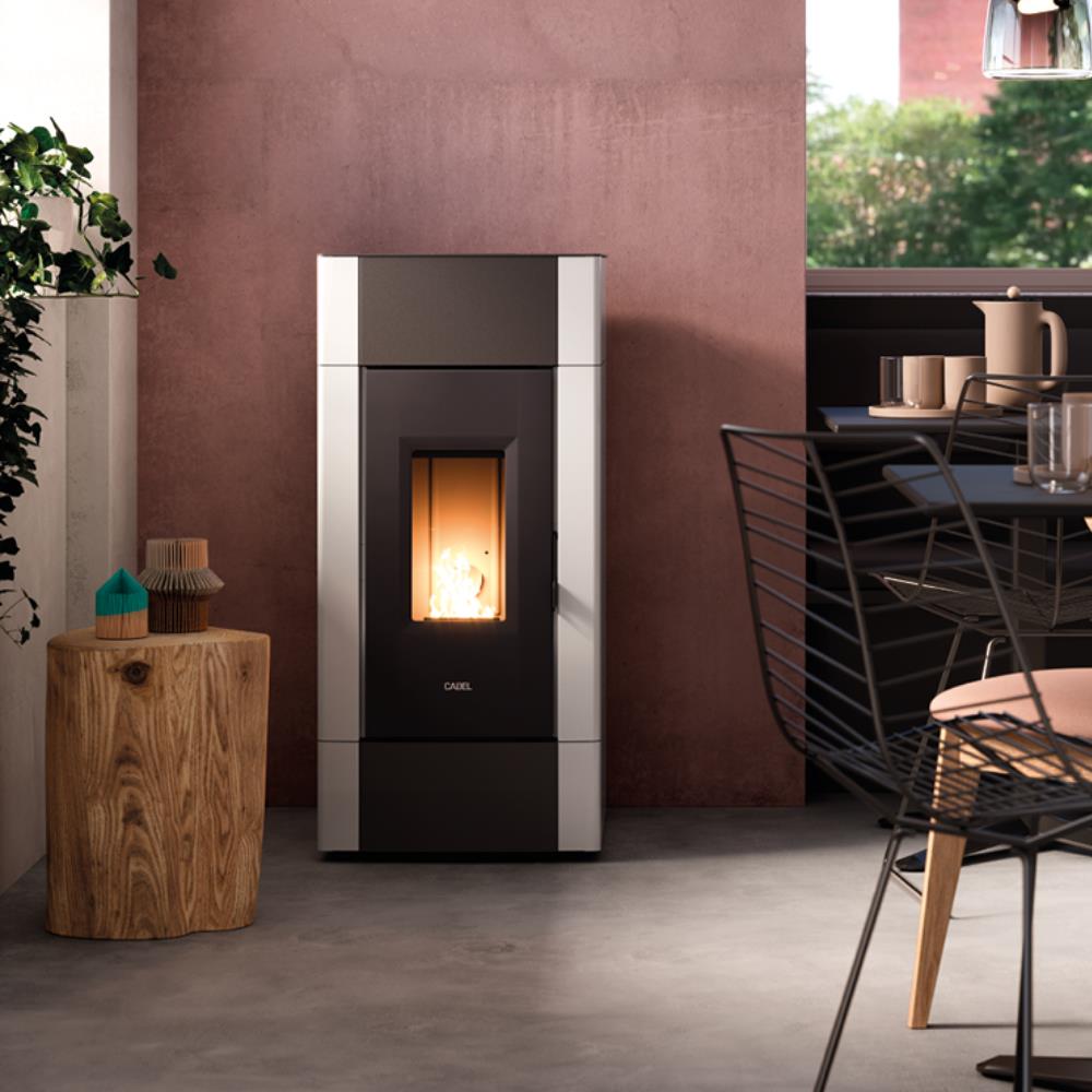 Stufa a Pellet Canalizzabile Cadel Cristal Plus 8 - 8,5 kW