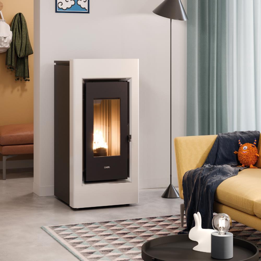 Stufa a Pellet Canalizzata Cadel Prince Plus 11 Autoclean - 10,5 kW ambient