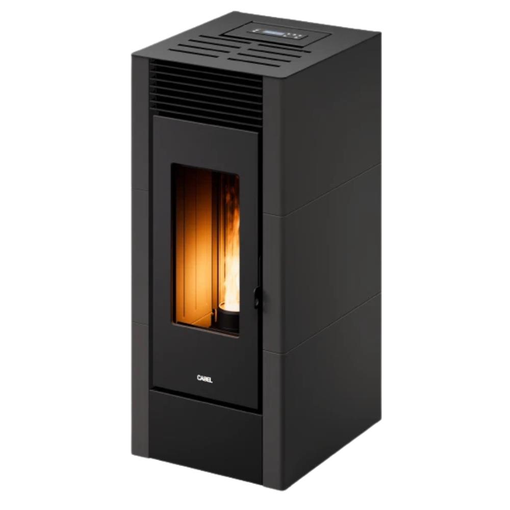 Stufa a Pellet Ventilata Cadel Cristal 11 - 10,5 kW antracite