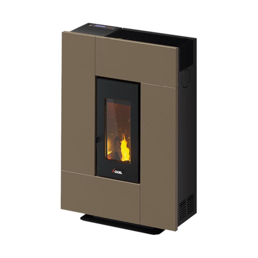 Stufa a Pellet Ventilata Cadel Grace 7 Up Metal bronze