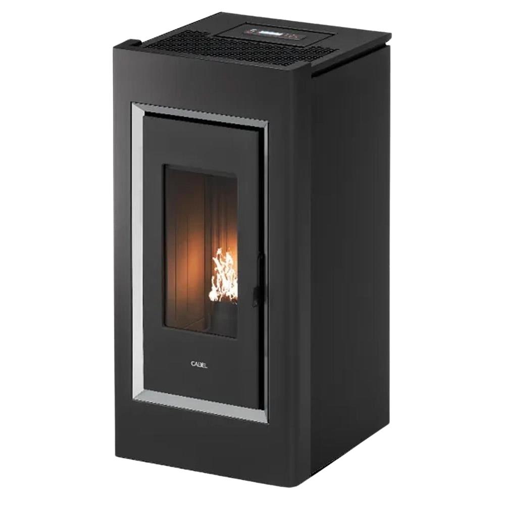 Stufa a Pellet Ventilata Cadel Prince 11 Autoclean - 10,5 kW antracite