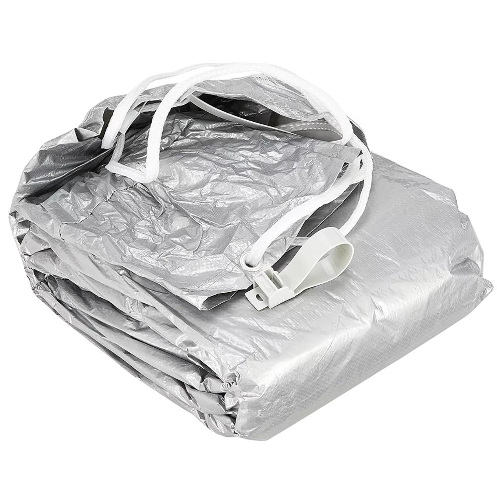 Telo Copri Piscina Deluxe Intex con Ganci per Frame Rotonda (488 cm)