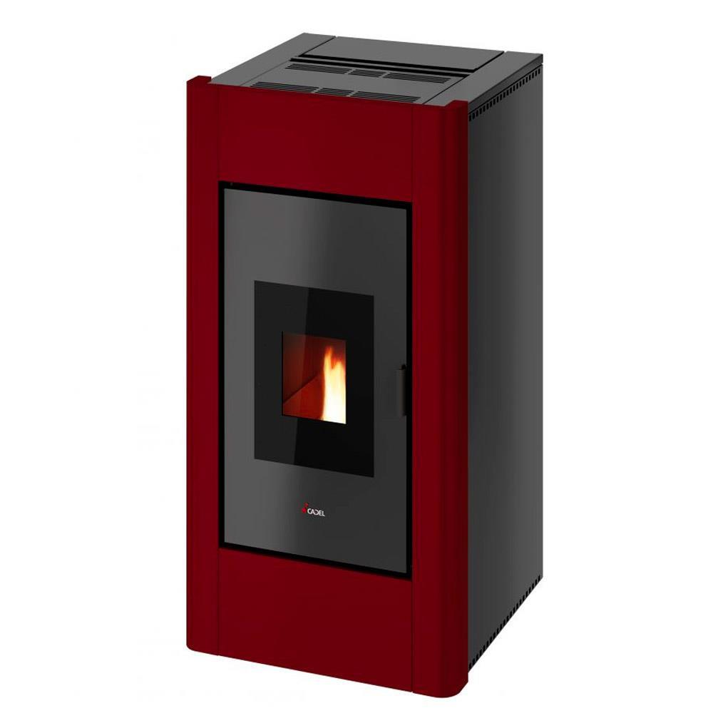 Termostufa a Pellet Cadel Idro Prince 30 Rosso