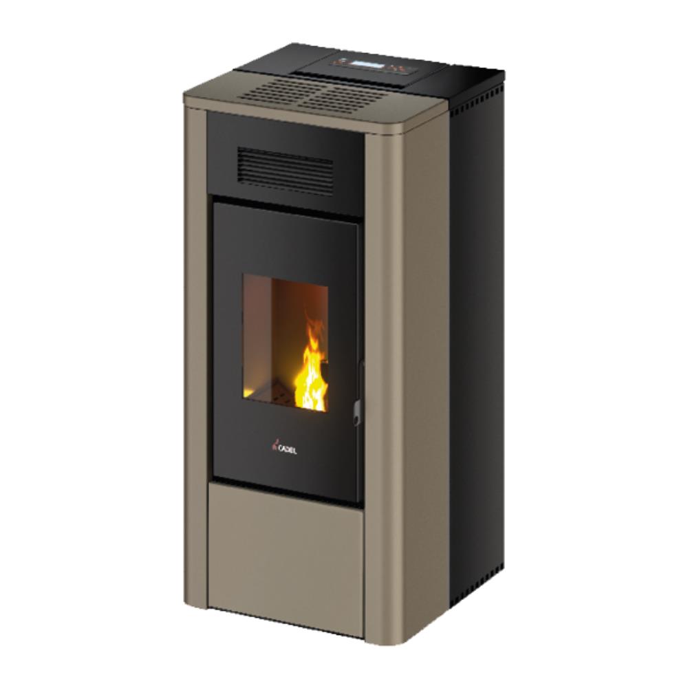 Termostufa a Pellet Ventilata Cadel River Idrotech 18 Metal Bronze